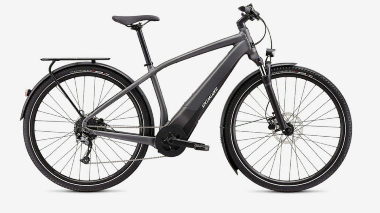 Electric Bike with best front forks as feature image for electric bike forks.