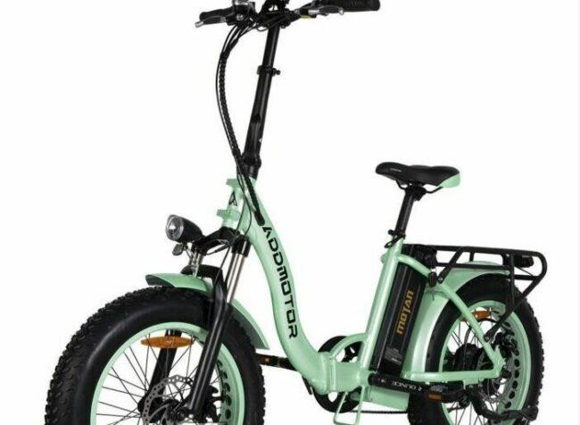 Addmotor Folding E-bikes M-140 P7 Step-Thru Adult Electric Bikes as model #4 best electric bike for men