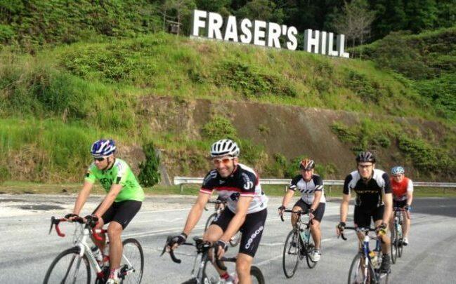 Cycling to Fraser Hill in weekend as feature image for Schwinn Electric Bikes Sale.