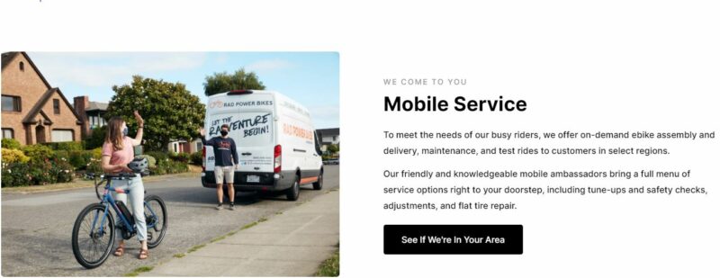 Rad Power bikes - Mobile Service.