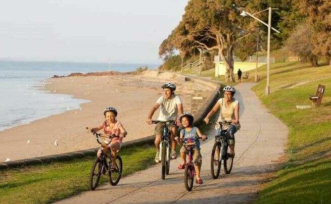 Cycling in Philip Island as the featured image for Surface 604 Rook - The best affordable step-thru e-commuter post.