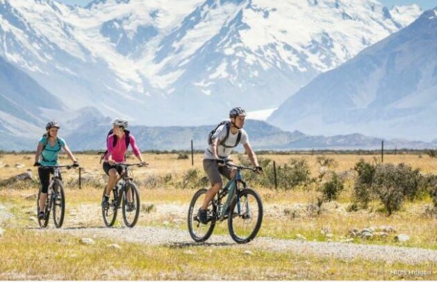 Cycling in New Zealand as the featured image for Raleigh REDUX IE - The best affordable class 3 electric bike post.