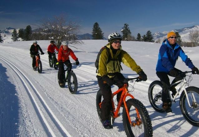 Fat Biking in Washington as the featured image for RHINO Step-Thru - The Most Stylish Long Range E-Bike post.