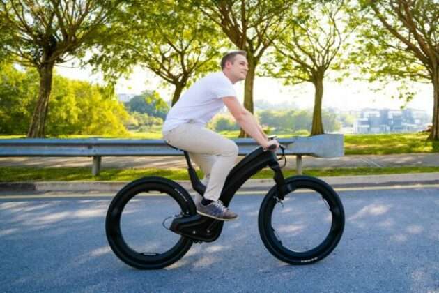 REEVO Hubless E-Bike Cycling as the featured image for the REEVO - The Best Affordable Hubless Electric Bike post.