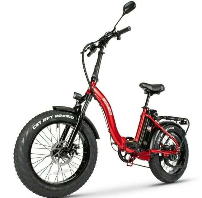 Buy an electric bike as a gift for the wife - Model #2 SOHOO Folding Fat Tire E-Bike.