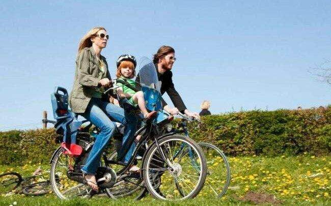 Cycling with Kids as the featured image for PACKA GENIE - The Best Affordable Electric Cargo Bike post.