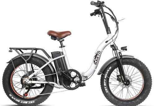 NAKTO FOLDING XO step-thru e-bike has higher load capacity the SOHAMO S3.