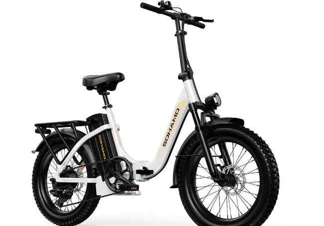 SOHAMO S3 has a sturdy and quality, frame structure, making it the best affordable foldable step-thru e-bike in the US market.