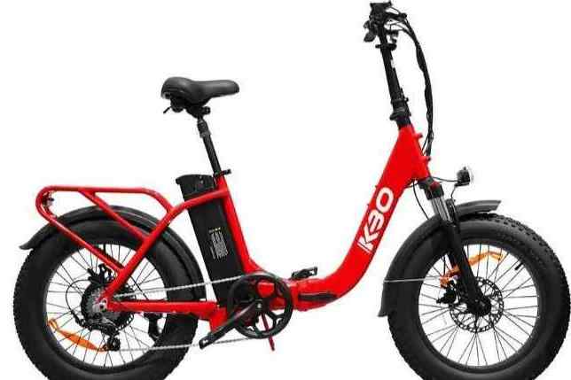 KBO Compact folding e-bike from popular brand for comparison with VIVI MT20 budget city cruiser for young adults.