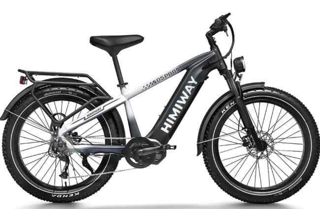 The HIMIWAY D5 PRO is a capable e-bike that can handle most Napa Valley Adventure routes with a 130Nm torque mid-drive motor assist.