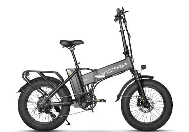 The foldable and portable design makes the VICTRIP JANUS 2.0 E-bike easy to carry and fits stock into any compact space, such as an apartment, subway, or car trunk.