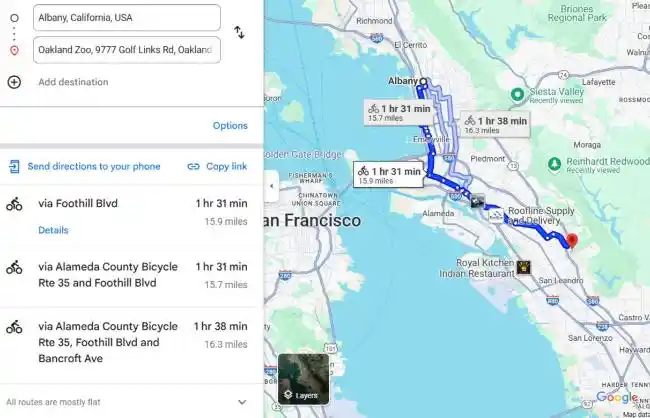 With the magic suspension, G-FORCE RS ST provides a comfortable ride for parents and kids during the 15.9 miles travelling to the Oakland Zoo.